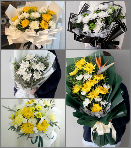 四川成都简阳市福田乡白事花束代送